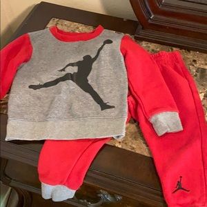 Jordan red set 2t